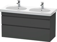 Duravit DuraStyle Waschtischunterbau wandh&auml;ngend Graphit Matt 1150x453x610 mm -