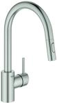 GROHE EH-SPT-Batterie Concetto 31483 h. Ausl. azb.Spbr. GROHE Zero supersteel,