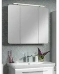 Fackelmann Spiegelschrank MILANO 90x78x16 Wei&szlig; 3T,LED-Leu, 84273 84273