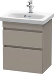 Duravit DuraStyle Waschtischunterbau wandh&auml;ngend Basalt Matt 500x368x610 mm -
