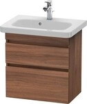 Duravit DuraStyle Waschtischunterbau wandh&auml;ngend Nussbaum Matt 580x368x610 mm -