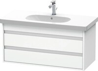 Duravit Ketho Waschtischunterbau wandh&auml;ngend Wei&szlig; Matt 1000x455x480 mm -
