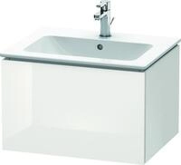 Duravit L-Cube Waschtischunterbau wandh&auml;ngend Wei&szlig; Hochglanz 620x481x400 mm -
