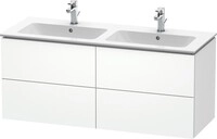 Duravit L-Cube Waschtischunterbau wandh&auml;ngend Wei&szlig; Matt 1290x481x550 mm -