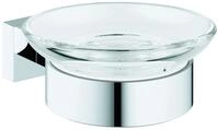 Grohe Seifenschale mit Halter Essentials Cube 40754 chrom, 40754001 40754001