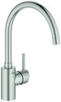 GROHE EH-SPT-Batterie Concetto 32661 hoher Auslauf GROHE Zero supersteel, 32661DC3