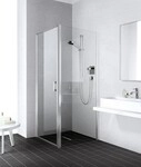 Kermi Seitenwand Liga TWD 0830x2000, silber hochglanz, ESG klar, LITWD08320VAK