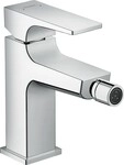 Hansgrohe Bidetmischer Metropol chrom mit Push-Open Ablaufgarnitur, 32520000 ,
