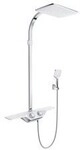 Kludi COCKPIT Discovery Thermostat Dual Shower System chrom, 8020091-00 8020091-00