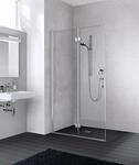 Kermi Pendel-Falt Liga 2YL 0900x2000, silber hochglanz, ESG klar mit KermiClean,