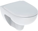 Geberit Renova Set Wand-WC Tiefsp&uuml;ler, Rimfree, mit WC-Sitz, weiss, 500801001