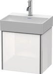 Duravit XSquare Waschtischunterbau wandh&auml;ngend Wei&szlig; Hochglanz 434x340x397 mm -