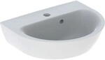 Geberit Renova Handwaschbecken, 45x36cm mit Hahnloch, m. &Uuml;berlauf, weiss, 500375011