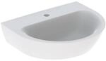 Geberit Renova Waschtisch, 55x45cm mit Hahnloch mittig, ohne &Uuml;berlauf., weiss Tect,