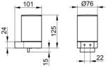 Keuco Lotionspender Plan 14951, komplett, verchromt, 14951010000 14951010000