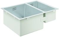 GROHE Unterbau-Edelstahlsp&uuml;le K700 31577_1 1,5 Becken 595x450 mm EB links, 31577SD1
