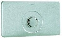 Grohe Platte und Druckknopf 42261 Edelstahl, 42261SD0 42261SD0