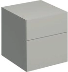 Geberit Xeno2 Seitenschrank mit 2 Schubladen 45x51x46,2cm, greige, 500504001