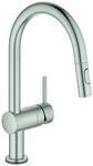 GROHE Elektr.-EH-SPT-Batt. Minta Touch 31358 C-Ausl. azb. Sp&uuml;lbrause supersteel,