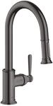 Hansgrohe 16581340, Hansgrohe Sp&uuml;ltischmischer Axor Montreux Brushed Black Chrome