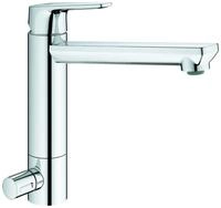 GROHE EH-Sp&uuml;ltischbatterie BauEdge 31696 mh. Ausl. GROHE ZERO Absperrventil chrom,