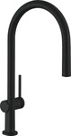Hansgrohe Sp&uuml;ltischmischer 210 Talis M54 Ausziehauslauf 1jet sBox mattschwarz,