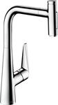 Hansgrohe Sp&uuml;ltischmischer 300 Talis Select M51 Ausziehbrause 2jet chrom, 72823000