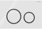 Geberit Bet&auml;tigungsplatte Sigma21, f&uuml;r 2-Mengen-Sp&uuml;lung schwarzchrom, weiss,
