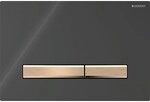 Geberit Bet&auml;tigungsplatte Sigma50, f&uuml;r 2-Mengen-Sp&uuml;lung rotgold, schwarz,