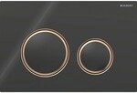 Geberit Bet&auml;tigungsplatte Sigma21, f&uuml;r 2-Mengen-Sp&uuml;lung rotgold, schwarz,