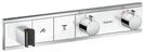 Hansgrohe Thermostat Unterputz RainSelect Fertigset 2 Verbraucher weiss/chrom,