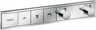 Hansgrohe Thermostat Unterputz RainSelect Fertigset 3 Verbraucher verchromt, 15381000