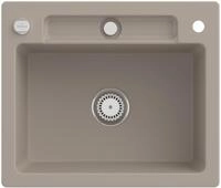 Villeroy & Boch Einbausp&uuml;le Siluet 60 S 600x510mm Exc-Garn. aus TitanCeram, 334602AM