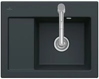 Villeroy & Boch Einbausp&uuml;le Subway 45 Compact 650x510mm Exc-Garn. IB li aus Keramik