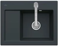 Villeroy & Boch Einbausp&uuml;le Subway 45 Compact 650x510mm Exc-Garn. IB re aus Keramik