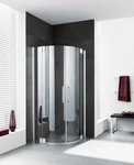 Kermi Viertelkreis Pasa XP P55 0900x2000, silber hochglanz, ESG klar, PXP5509020VAK