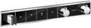 Hansgrohe Thermostat UP RainSelect Fertigset 4 Verbraucher schwarz/chrom, 15357600