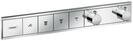 Hansgrohe Thermostat Unterputz RainSelect Fertigset 4 Verbraucher verchromt, 15382000