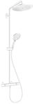 Hansgrohe Showerpipe Croma Select S 280 mit Raindance Handbrause mattweiss, 26890700