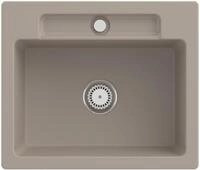 Villeroy & Boch Einbausp&uuml;le Siluet 60 S 600x510mm Ablgarn. aus TitanCeram, 334601AM