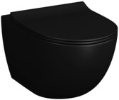 Vitra Sento Wand-WC VitrAflush 2.0 Schwarz Matt, 7748B483-0101 7748B483-0101