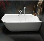 LAUFEN Einbau-Badewanne Pro 800x1800x590 Marbond Eckversion rechts weiss
