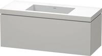 Duravit L-Cube c-bonded Set wandh&auml;ngend Betongrau Matt 1200x480x500 mm -...