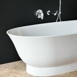 LAUFEN Freistehende Badewanne, THE NEW CLASSIC 1900x900x580 Sentec wei&szlig;,