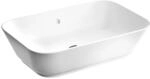 VitrA Geo Aufsatzschale rechteckig 60 x 40 cm ohne Hahnloch Wei&szlig;