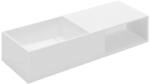Cosmic Compact Waschbecken mit Ablagefach B: 100 T: 40 cm, Ohne Hahnloch, 739121800