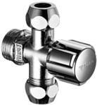 Schell Eckventil COMFORT 1/2"chrom mit zwei 3/8" Abg&auml;ngen 049910699