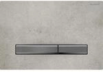 Geberit Bet&auml;tigungsplatte Sigma50, f&uuml;r 2-Mengen-Sp&uuml;lung schwarzchrom, Betonoptik,
