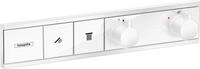 Hansgrohe Thermostat Unterputz RainSelect Fertigset 2 Verbraucher mattweiss, 15380700