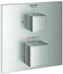 GROHE THM-Brausebatterie Grohtherm Cube 24154 FMS f&uuml;r 35600 2-W-Umst. supersteel,